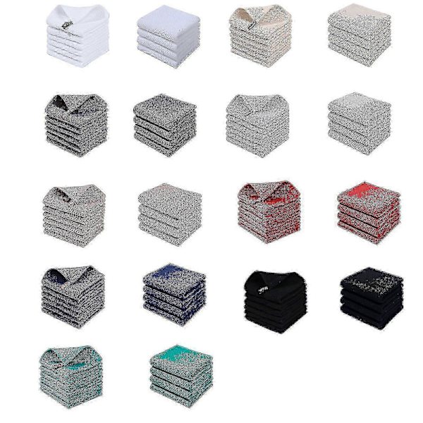 6-pack Premium 100% Bomull Frotté Diskhanddukar, Superabsorberande Disktrasor med Hängögla Light gray 34*73cm