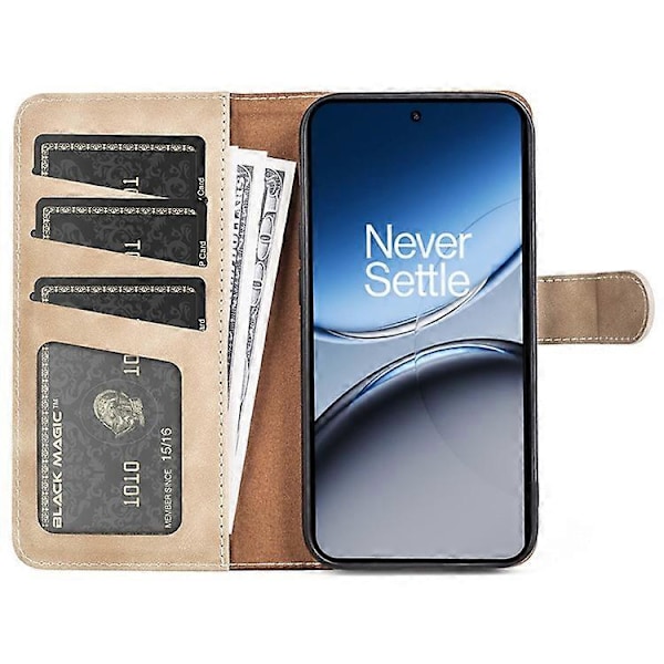 Yhteensopiva OnePlus Nord 4 Lompakkokotelo Nahkainen Puhelinkuori, Liitosväri Yellow