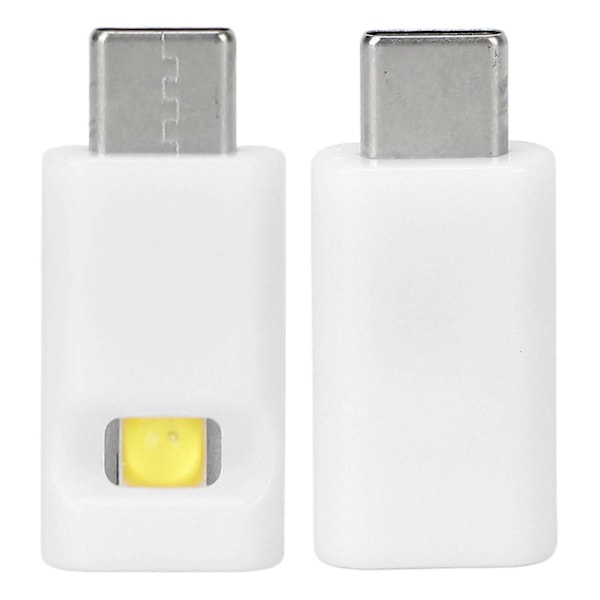 Mini UV LED Neglelakk Lampe Bærbar Type C Negleherding Fototerapi Lampe Tørker for Fingernegl Tånegl Hvit