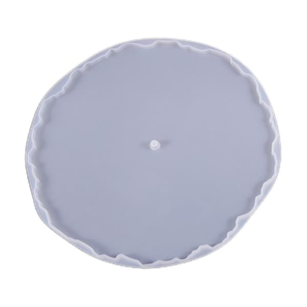 DIY Silikoneform Bakke Coaster Resin Form Serveringsbræt Plade Epoxy Resin Form-fg