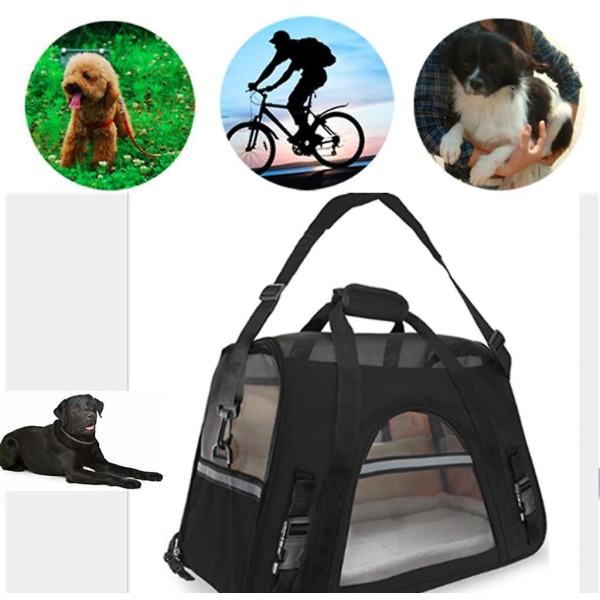 Lemmikkieläinten kuljetuslaukku koirille ja kissoille Comfort Transport Box Pehmeä matkalaukku lemmikkeille