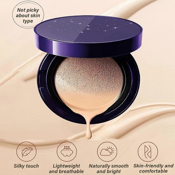 Evanesce Soft Matte Cream Concealer - Full Täckning, Långvarig Återfuktning Ivory White