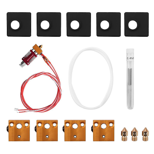 3 Hot End Monteringssats 24v 40w För -3 Cr10 Cr10s 3D-skrivardelar Uppgradering Extruder