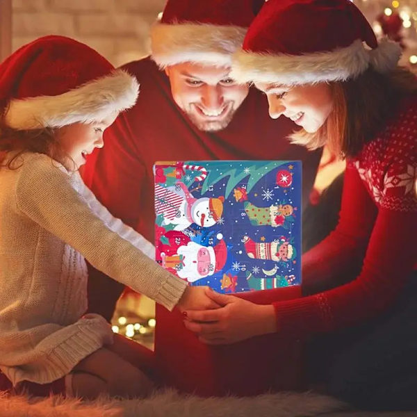 Adventtikalenteri tee-se-itse-rannekoru Viehättävä adventtirannekoru jouluksi joulukuusen koristeluun tyttärille tyttöystävä vaimo White