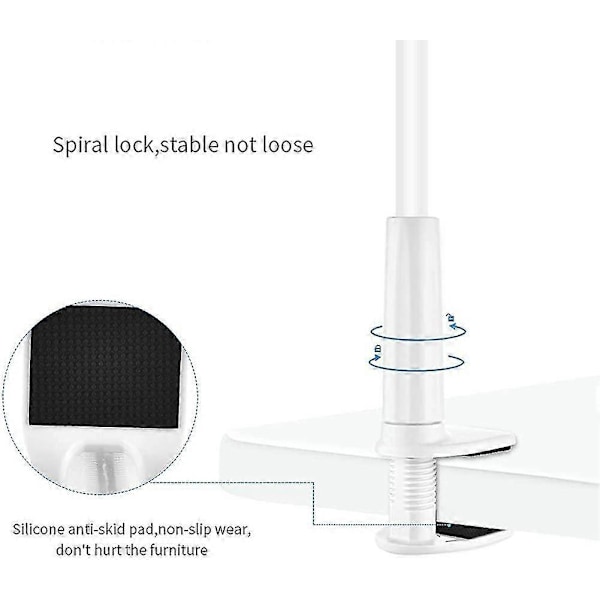 Gooseneck Mobiltelefonholder, Mobiltelefonholder til Seng, Universal Stand Gave Y