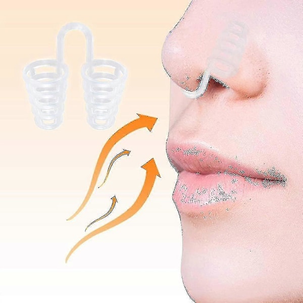 8-pack Näsventiler för att underlätta andning, anti-snarknings näsventiler med olika storlekar, andningshjälp, näsdilator, inklusive resefodral Guanzai X[E