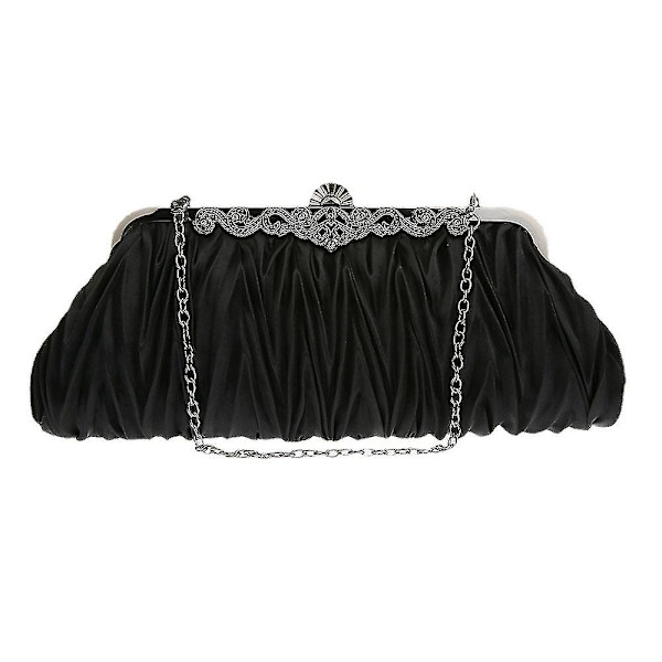 Naisten Naisten Naisten käsilaukku Yksinkertainen päivällinen laukku Clutch Bag laskostettu käsilaukku Dark blue