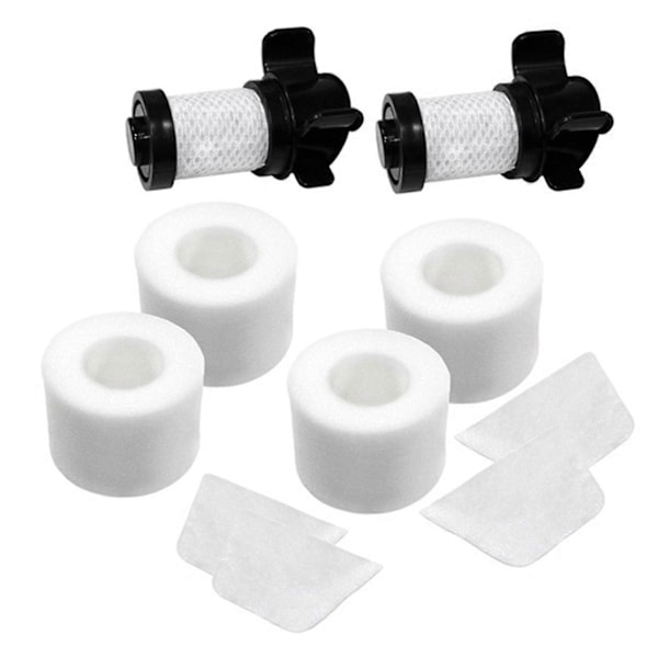 Filter 2x + 4 Pakk Filter Kompatibel Med Ionflex Duoclean Støvsuger Ic205 If100 If150 If160 If170 If1