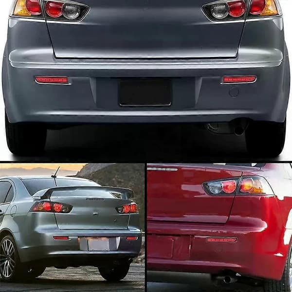 Bagkofanger Reflektor Bremselys Sekventielt Blinklys Til Mitsubishi Lancer 2008- Evolution X 2011-2012