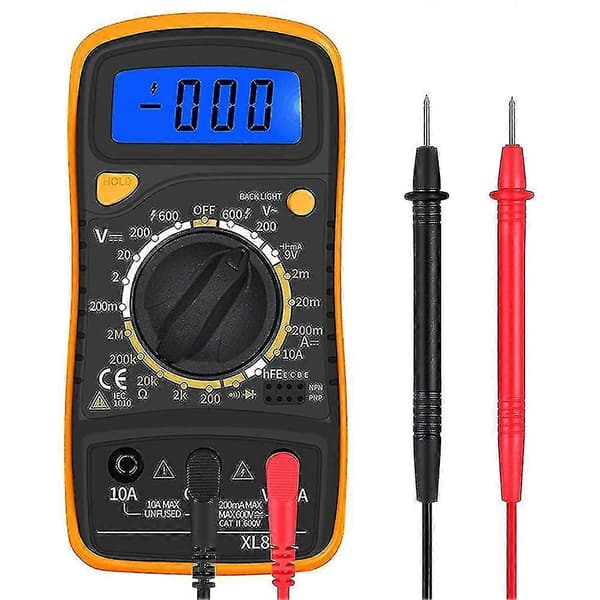 Digital multimeter voltmeter testare multimätare bakgrundsbelysning LCD mätverktyg elektronisk testmätare