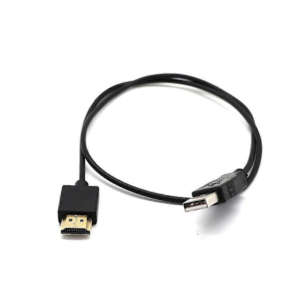 1.4 Hann Til Usb 2.0 Plugg Adapter Kobling Lader Konverter Kabel (haoyi
