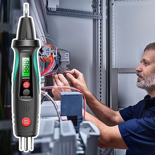 Digital Display Socket Circuit Detector Professionell Läckagetestpenna för Hem Hushållsledning US plug