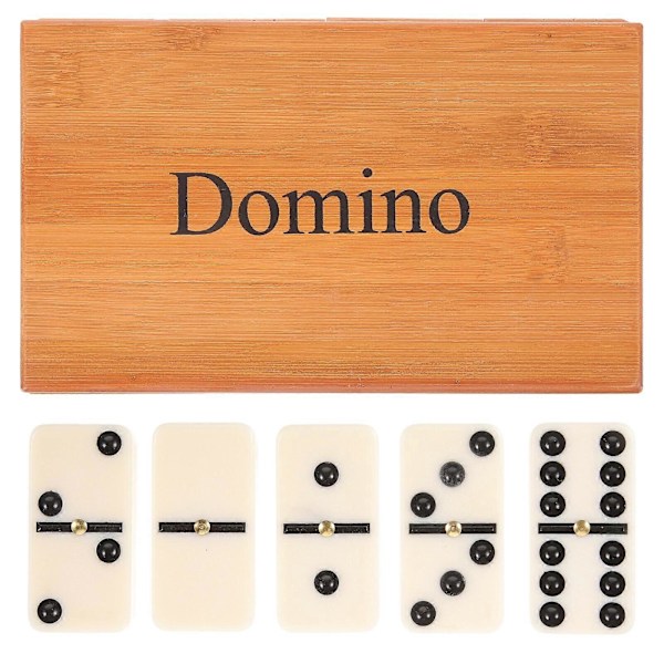 1 Set Hushållsdomino Leksaker Intressanta Dominobitar Interaktiv Simulerad Antik Domino