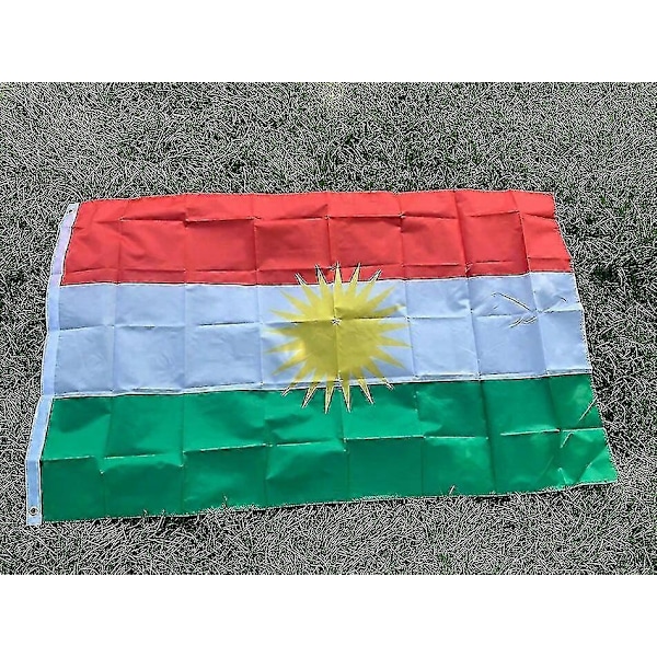 SKY FLAG Kurdisk flag 60x90cm 90*150cm Kurdistan Flag Hængende Polyester Kurdisk Flag og Bannere Boligdekoration flag