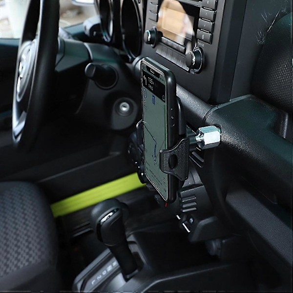 Multifunksjonelt Brakett for Jimny JB74 Mobiltelefonholder Fastgjort for Jimny 2019-2021 Tilbehør