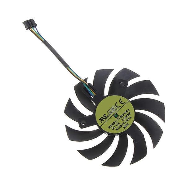 1/2PC 74mm Grafikkort Køleventilator FD7010H12S 5Pin 12V GPU Køler til ASUS