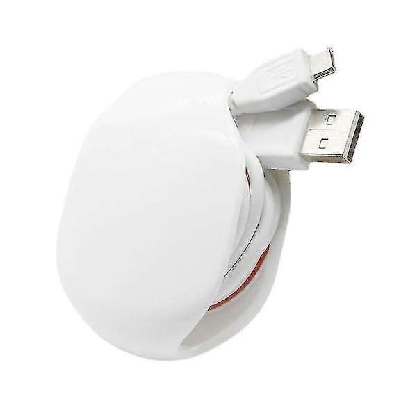 Hvit 2 stk Smart In-ear Hodetelefon Oppbevaringsboks/Hodetelefon Kabel Oppbevaringsorganisator/Øretelefon Stativ Case-ZZY