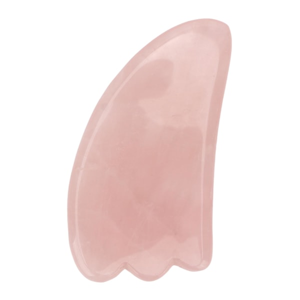 Skrabningsplade Pink Krystal Højglanspoleret Gennemsigtig Gua Sha Board Guasha Værktøj til Nakke Hænder Ryg