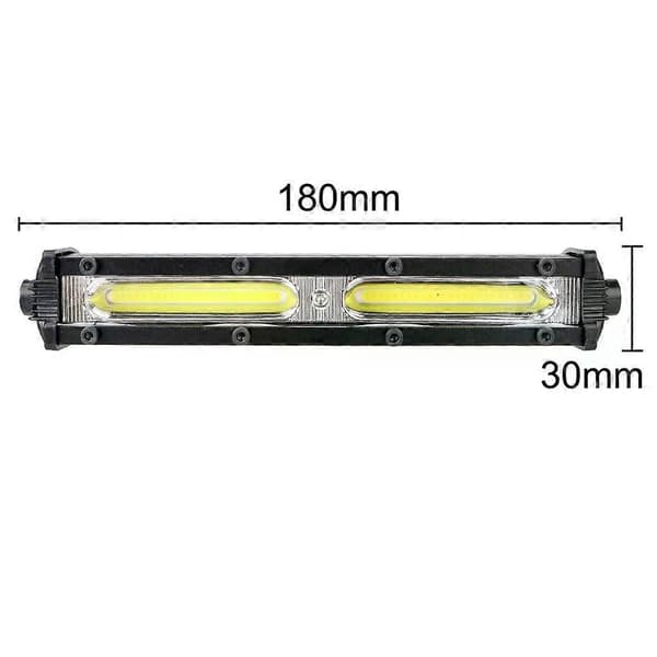 LED arbeidslys for bil, lastebil, trailer, SUV 12V spotlight LED frontlykt lysbar 6500K stripelys