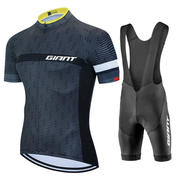 Set 2023 GIANT Miesten kesän lyhythihainen MTB-pyöräilypuku Ropa Ciclismo Pyöräily Maillot Pyöräilypuku Photo Color-12 M