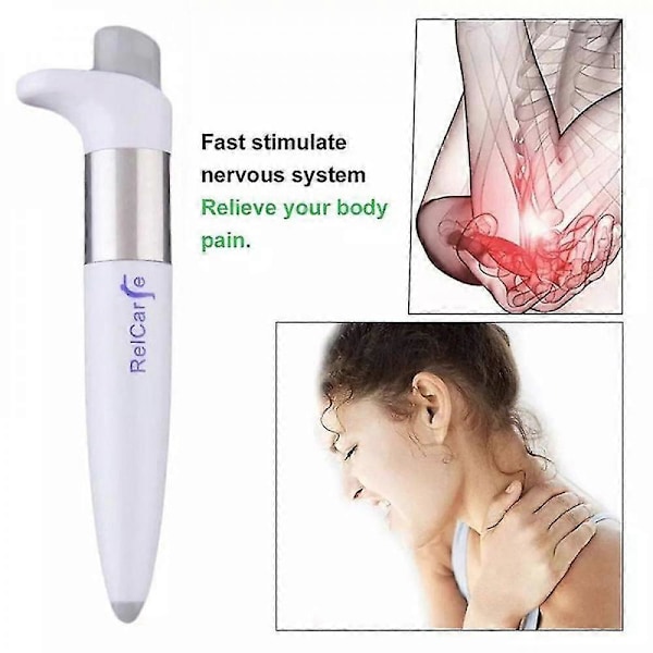 Bärbar Elektrisk Puls Smärtlindring Penna Analgesi Akupunkturpunkt Massager BKC