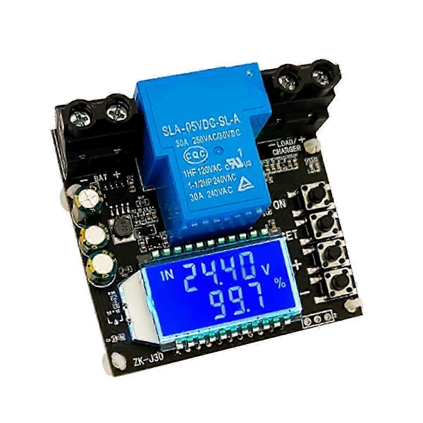 -J30 Coulomb Meter Display Batteritest Lithium Batteribeskyttelse Mod Tovejsstrøm 30