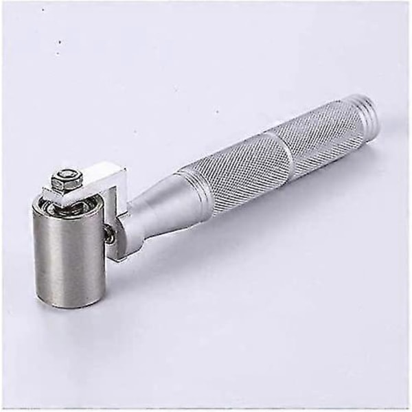 40 mm tapettirulla, ruostumattomasta teräksestä valmistettu käsitelarulla reunan liitoskohtien tasaiseen painamiseen