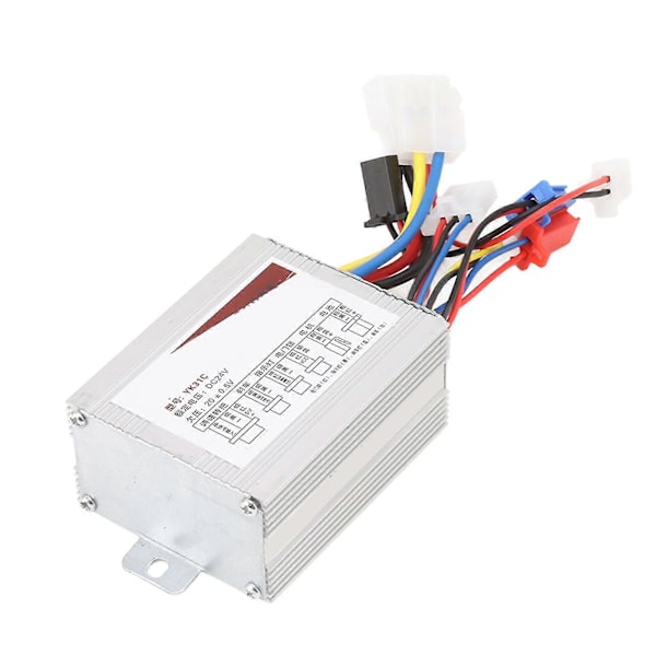 24V 350W Elektrisk Cykel Borstmotor Kontroller för Elektriska Trehjulingar - Multi Skydd Aluminiumlegering Motorhastighetskontroller
