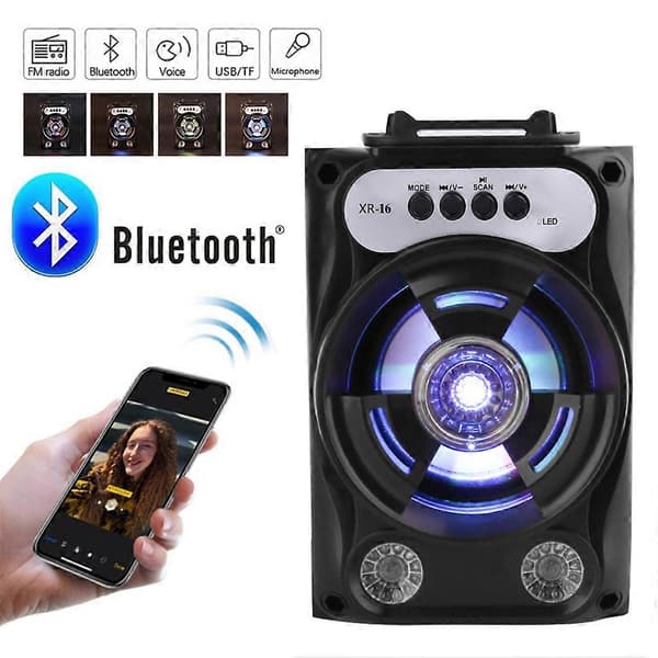 Trådlös Subwoofer Högtalare Volymkontroll Svara på Samtal Kontor Hem Sovrum
