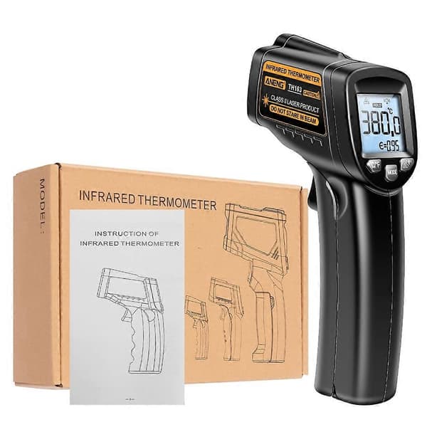 Digital Infraröd Termometer Temperaturmätare Beröringsfri Pyrometer Hygrometer