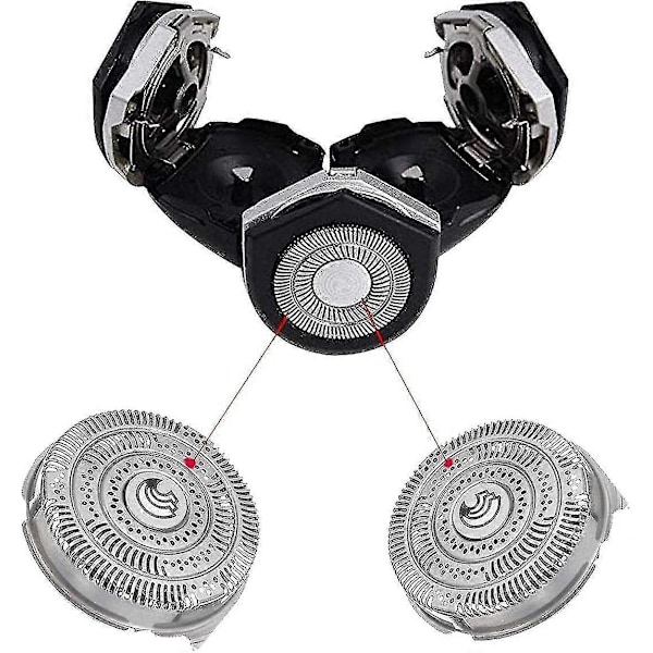 Poweka Hq9 Udskiftnings Elektrisk Barberhoved Kompatibel Med Phili-ps Norelco Speed-xl Hq9020 Hq9070 Hq9080 Hq9090 Hq9161 Hq9190 Hq9199 Pt920 Barberblad