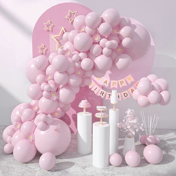 Pink Party Latex Balloner - 100 stk. 5/10/12/18 Tommer Balloner Helium Kvalitet Latex Balloner Som Fødselsdagsfest Balloner/Dimissions Balloner/Valentins D