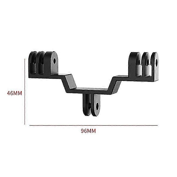 Kamerankiinniketeline Kaksoisjalusta Tripod-sovitin Laajennus GoPro Hero 10 9 8 7 6 Urheilulle