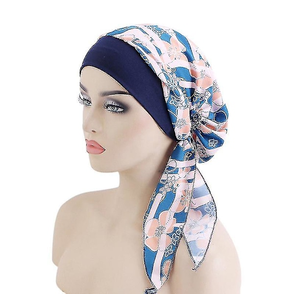 Kvinnor F Chemo Hatt Turban Förknuten Bär Bn TY