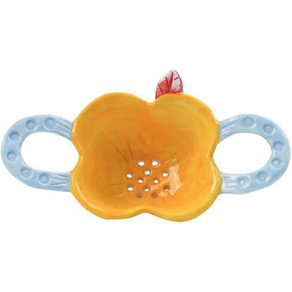 Te-si Te-filter Keramisk Blomst Te-brygger Te-diffuser til Løs Te med Håndtag
