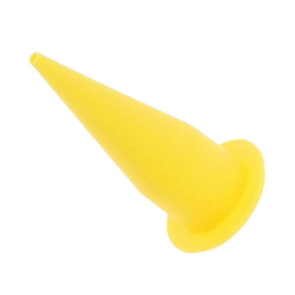 50 st Yellow Cone Munstycke för Bulk Caulk Verktyg för Fogmassa Applikator Ersättning
