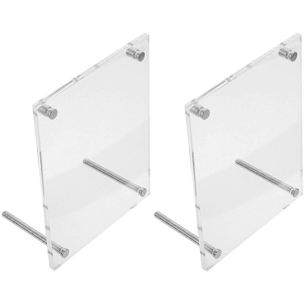 2 stk. rammer for næringslisens, akryl, transparent fotoramme, plakatramme, akryl fotoramme