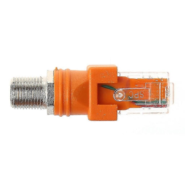 F Hun Til Rj45 Han Koaksial Tønde Kobling Adapter Rj45 Til Rf Konnektor Konverter A