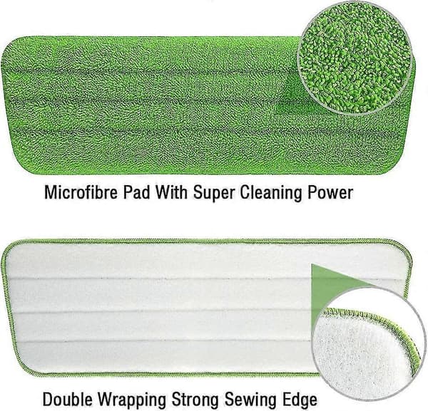 Moppdynor, 3 stycken Mopp Mikrofiber Rengöringsdynor, Refill Förpackning Torkduk Golvgåva Y