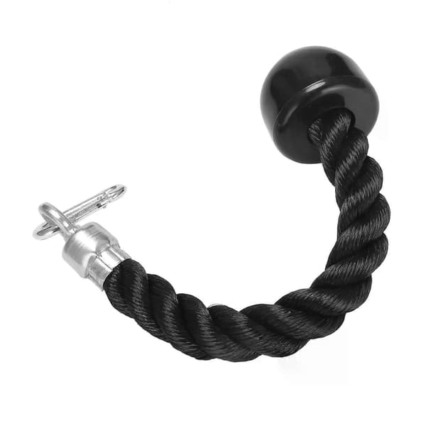 Kraftig Triceps Pull Down Enkelt Rep med Snap Hook Fitness Tillbehör Kabelmaskin Pulldown Rep för Hemmagym