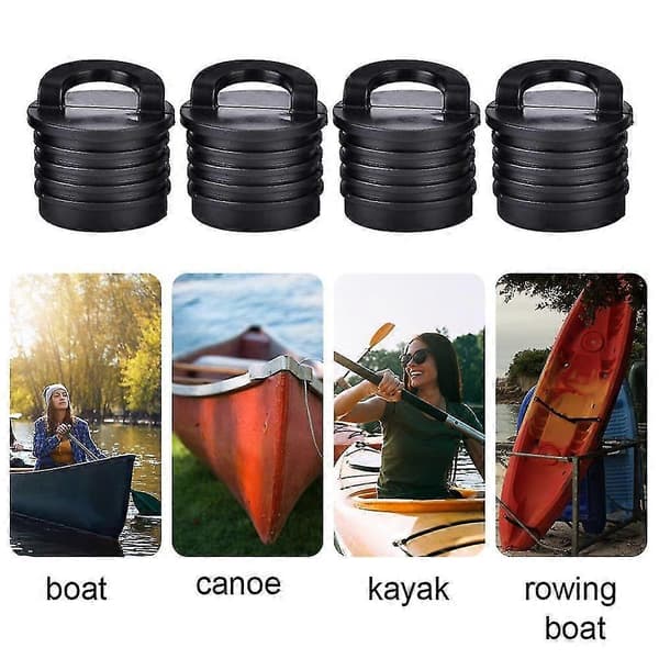 Kajakk scupperplugger, scupperplugger, skrubberplugger kajakk, 4 stk kajakkbåtkano scupper