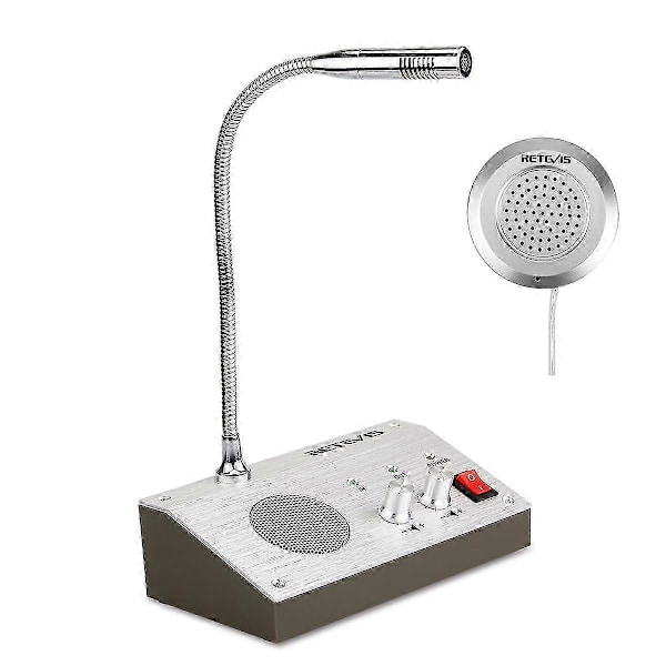 Dubbelriktat Röstfönster Högtalar Intercom System för Företagsutgåva d