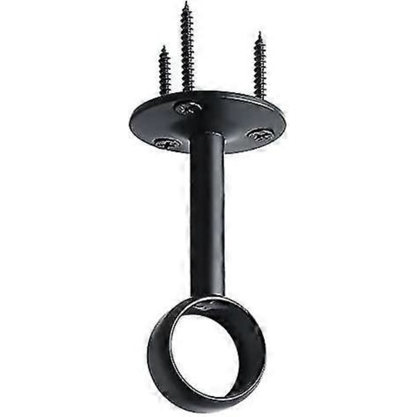 Gardinstångsfäste Garderobsstångsfäste Med Skruvar Takfäste Diameter 25mm, 2 st 25mm