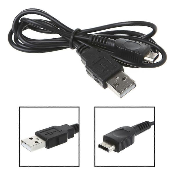 USB Strømforsyning Ladekabel Ledning 1.2m For GameBoy Micro GBM Konsoll