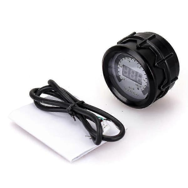 2-i-1 Luft/Brennstoff-Forholdsmåler Voltmeter 52mm Digital Bil Afr Volt Meter
