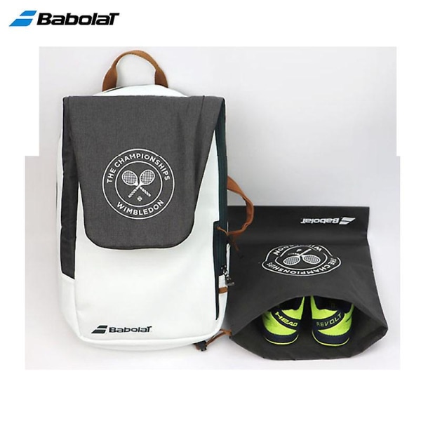 Babolat tennis rygsæk ren Wimbledon joint tennisketcher squash badmintonketchertaske laktaske med stor kapacitet Type B