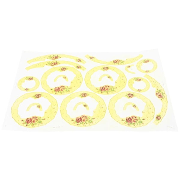 1 Ark Glasyr Underglasyr Papper Porslin Dekalpapper Lera Transferpapper Dekal