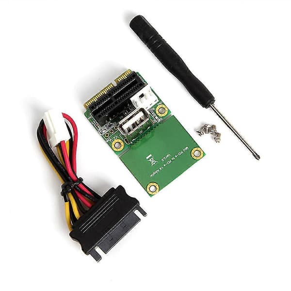 Mini PCI-E - PCI-E -sovitinkortti USB2.0 Tuki Mini PCI-E Täysikokoinen Puolikokoinen