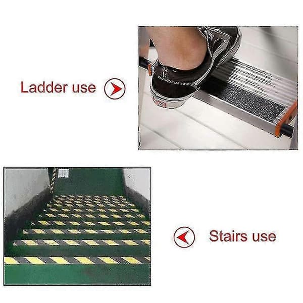 4 st 2,5cmx5m Halkskyddstejp Starkt Grepp Slippapperstejp För Inomhus Utomhus Trappor Båt - XSS