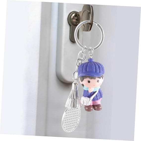 2 Julemand nøglering vedhæng, søde jule taske charms, lette dekorative nøgleringe, egnet...